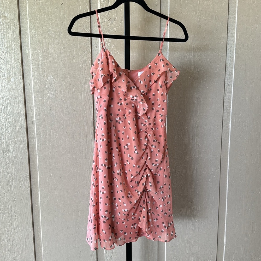 NWOT All In Favor Callie Ruffle Minidress - Picture 4 of 6